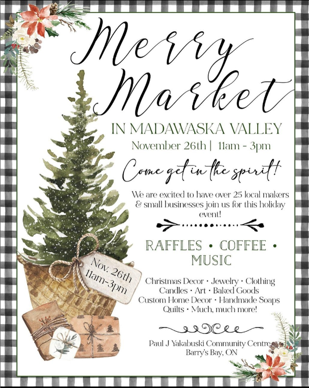 Merry Market in Madawaska Valley Holiday Markets Taste of the Valley